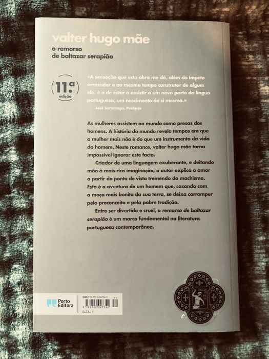 VALTER HUGO MÃE O Remorso de Baltazar Serapião