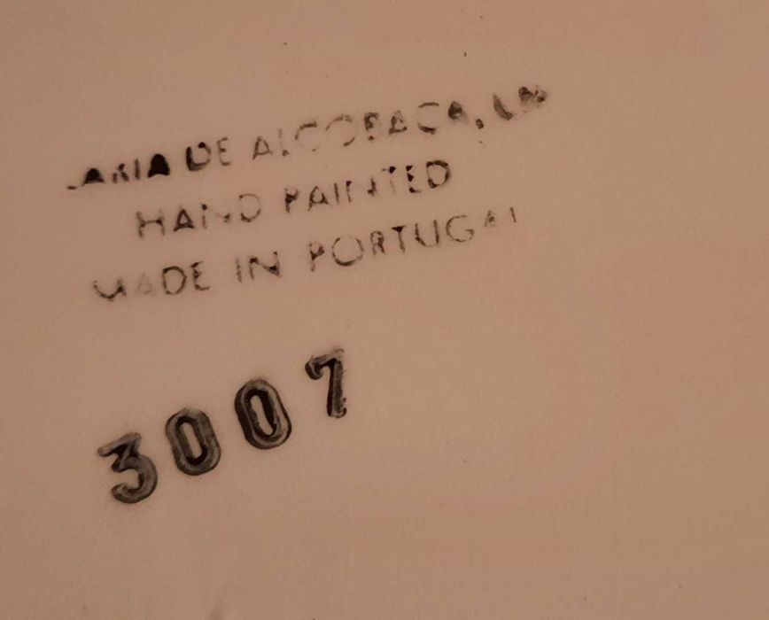 Prato olaria Alcobaça pintado à mão