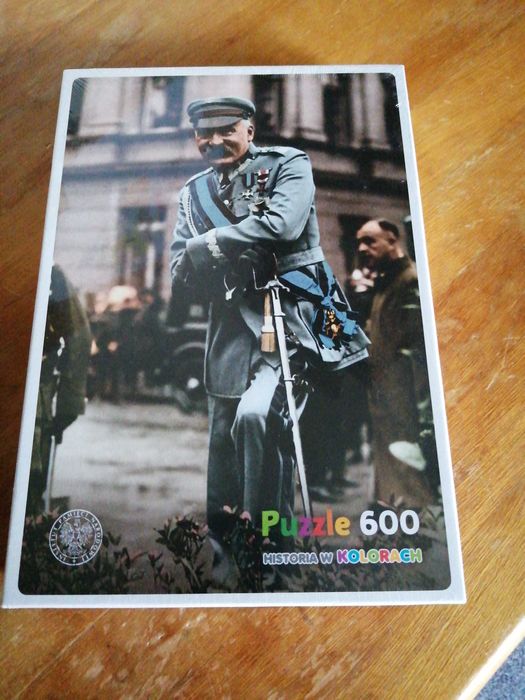 Puzzle 600 Józef Piłsudski nowe 18 zł.