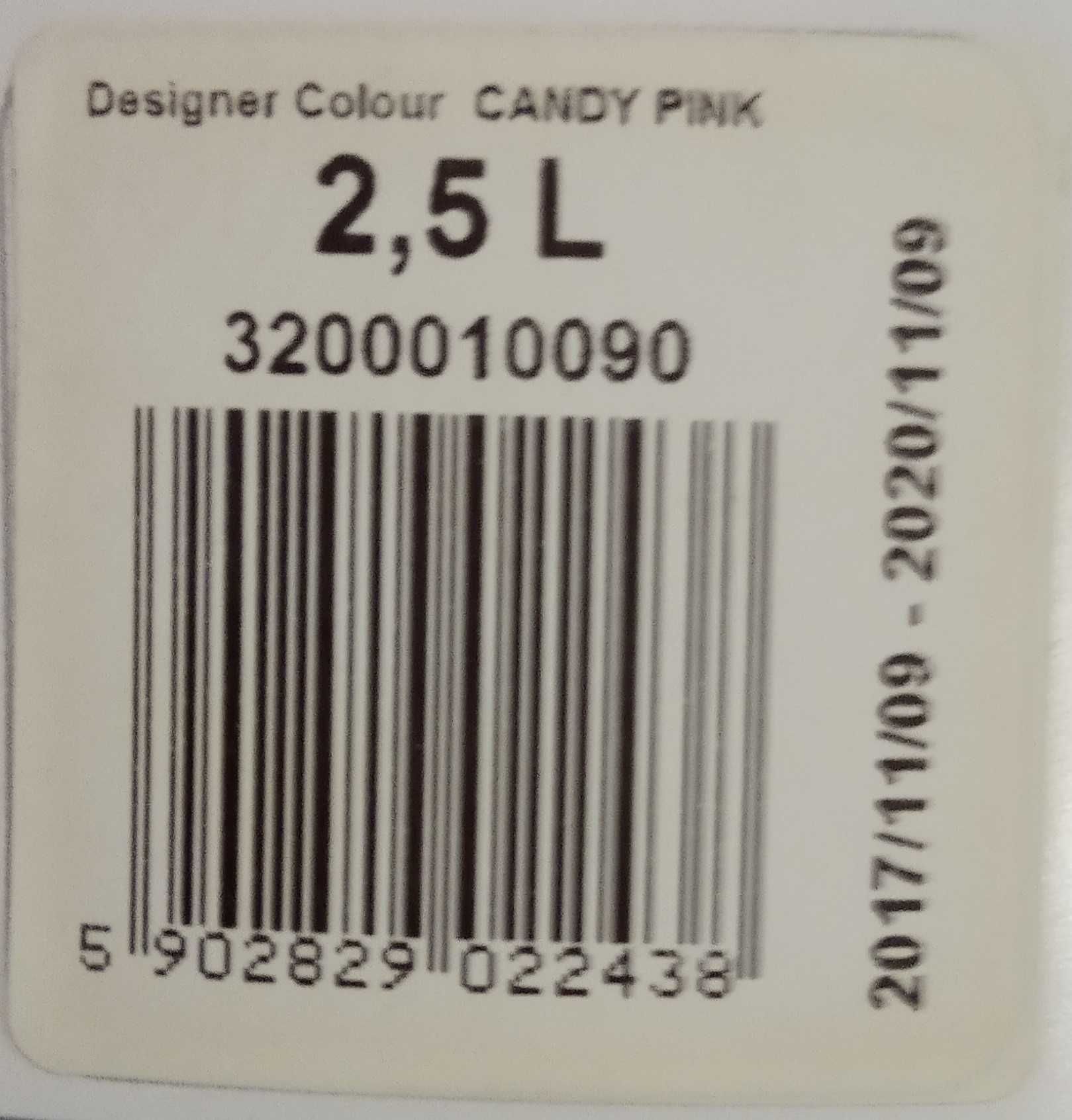 Farba zmywalna różowy Beckers Designer Colour Candy Pink 2,5L