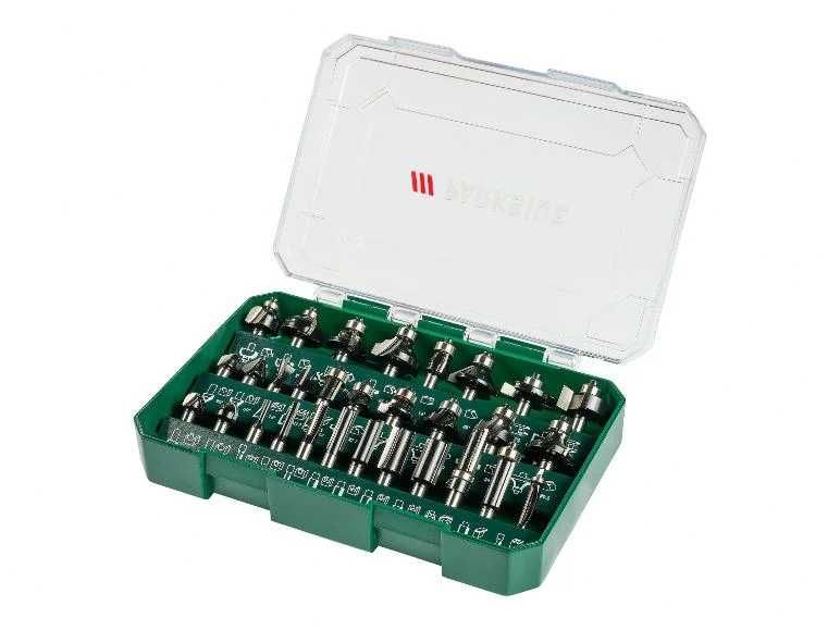 Duży zestaw frezów PARKSIDE do frezarki górnowrzecionowej - REZERWACJA