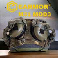 Комплект!Навушники Earmor M31 MOD3 з кріпленням. Активные наушники
