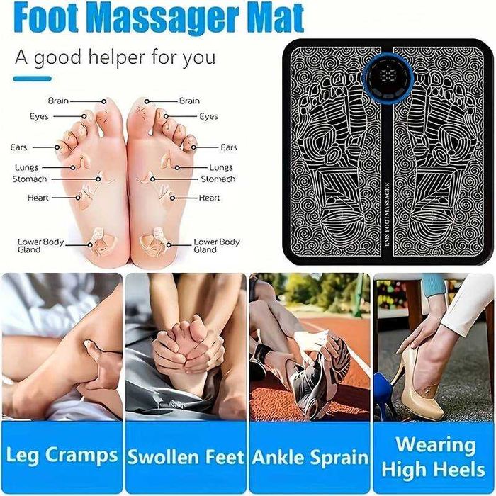 ⊛ Entrega Grátis 24H ~ Massageador Eletrico Relax para Pes/Pernas »NEW