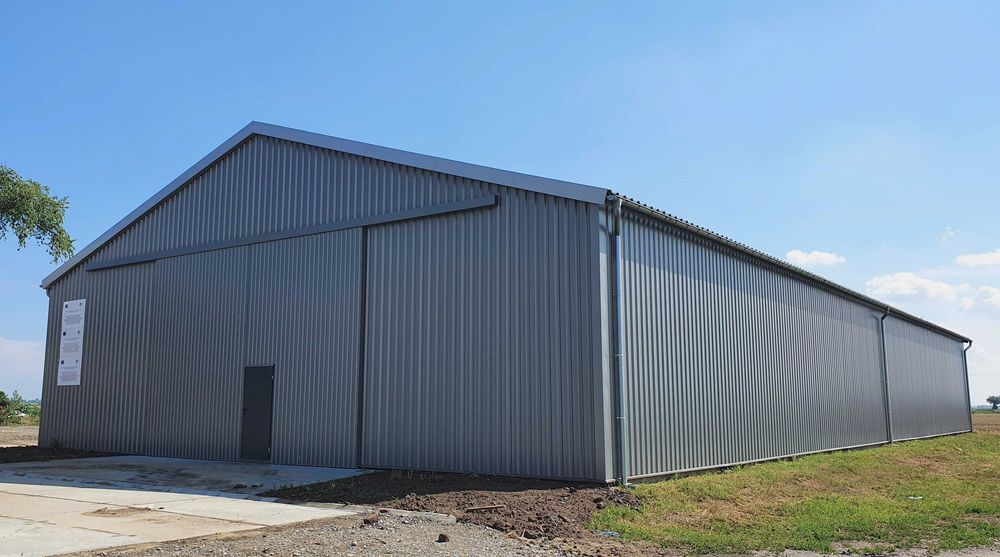 Hala stalowa 18x30x5 konstrukcja wiata magazyn zbożowy