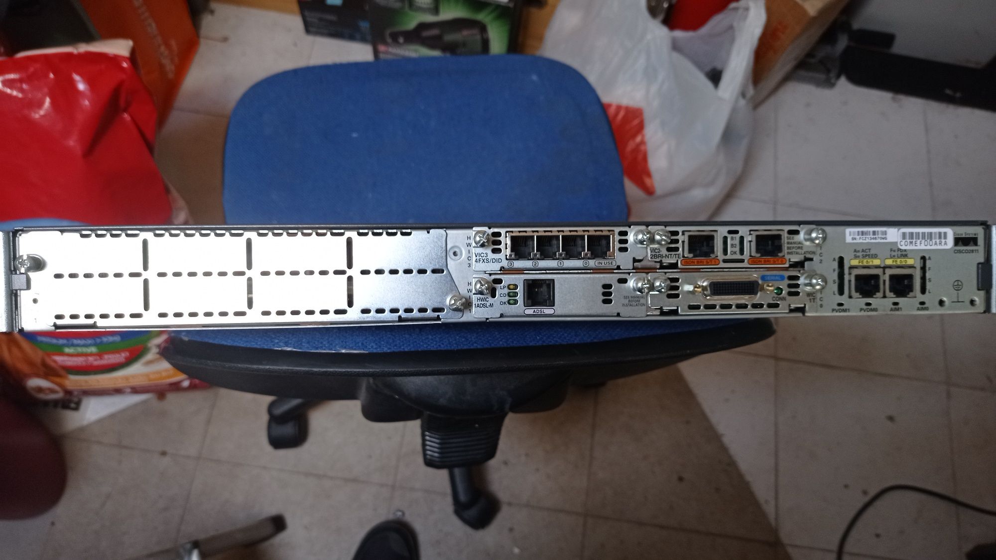 Router Cisco 2800 totalmente funcional