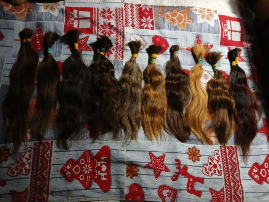 Натуральна волосся 38..40 см .. 800-1500/шт