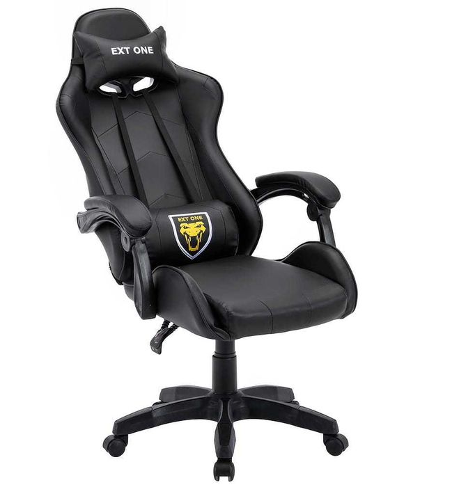 Krzesło Gamingowe Fotel Gracza EXT ONE Black