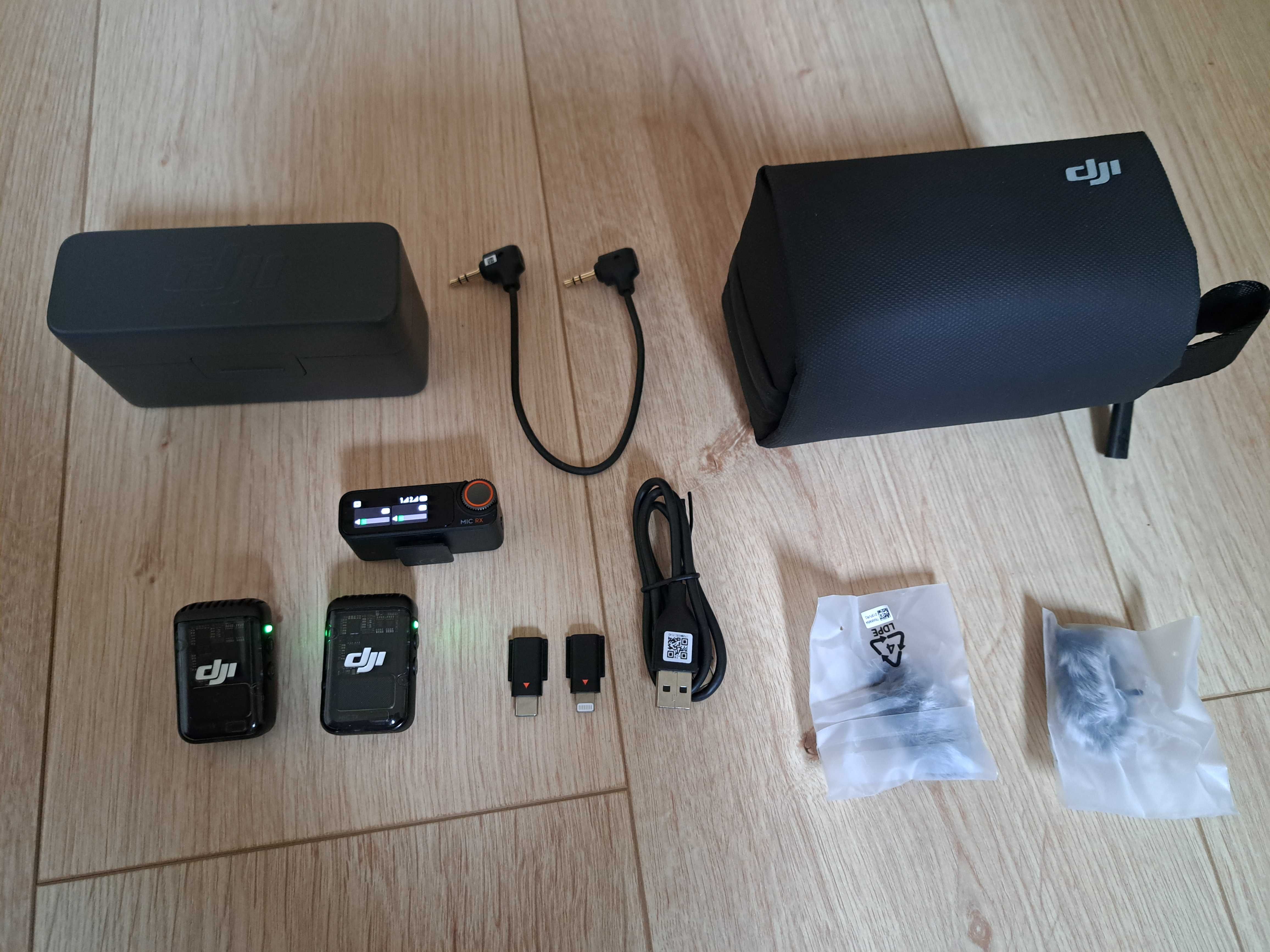 System bezprzewodowy DJI Mic 2 (2 TX + 1 RX)