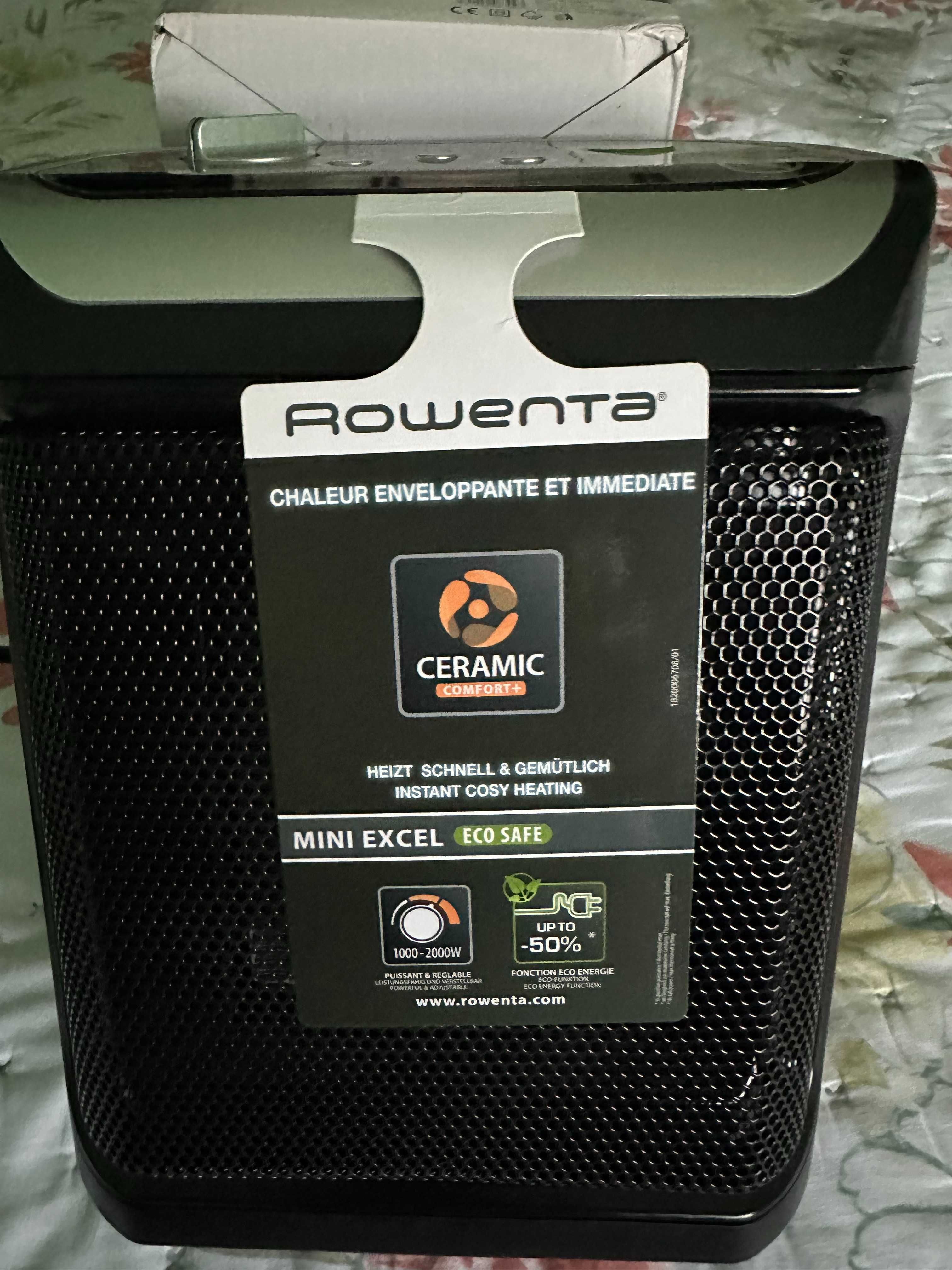 Aquecedor de microcerâmica Mini Excel Eco Safe Rowenta