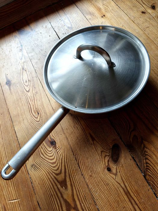 Patelnia stalowa garnek rondel pokrywką Ikea 365+ 25cm Warszawa