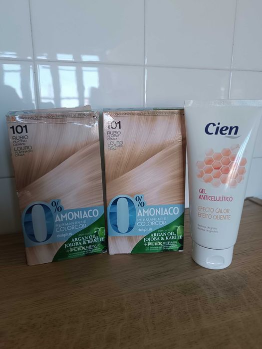 2 Tintas do cabelo + Gel anticelulítico

Entrego em Viana do Castelo.