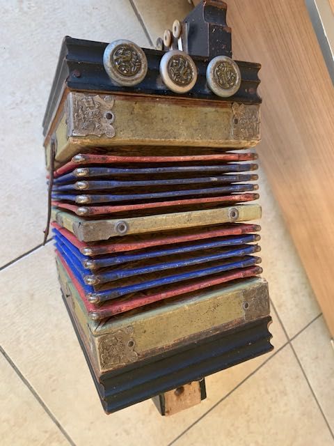 Akordeon heligonka Universal accordeon A. Pitschler & Son UNIKAT z XX
