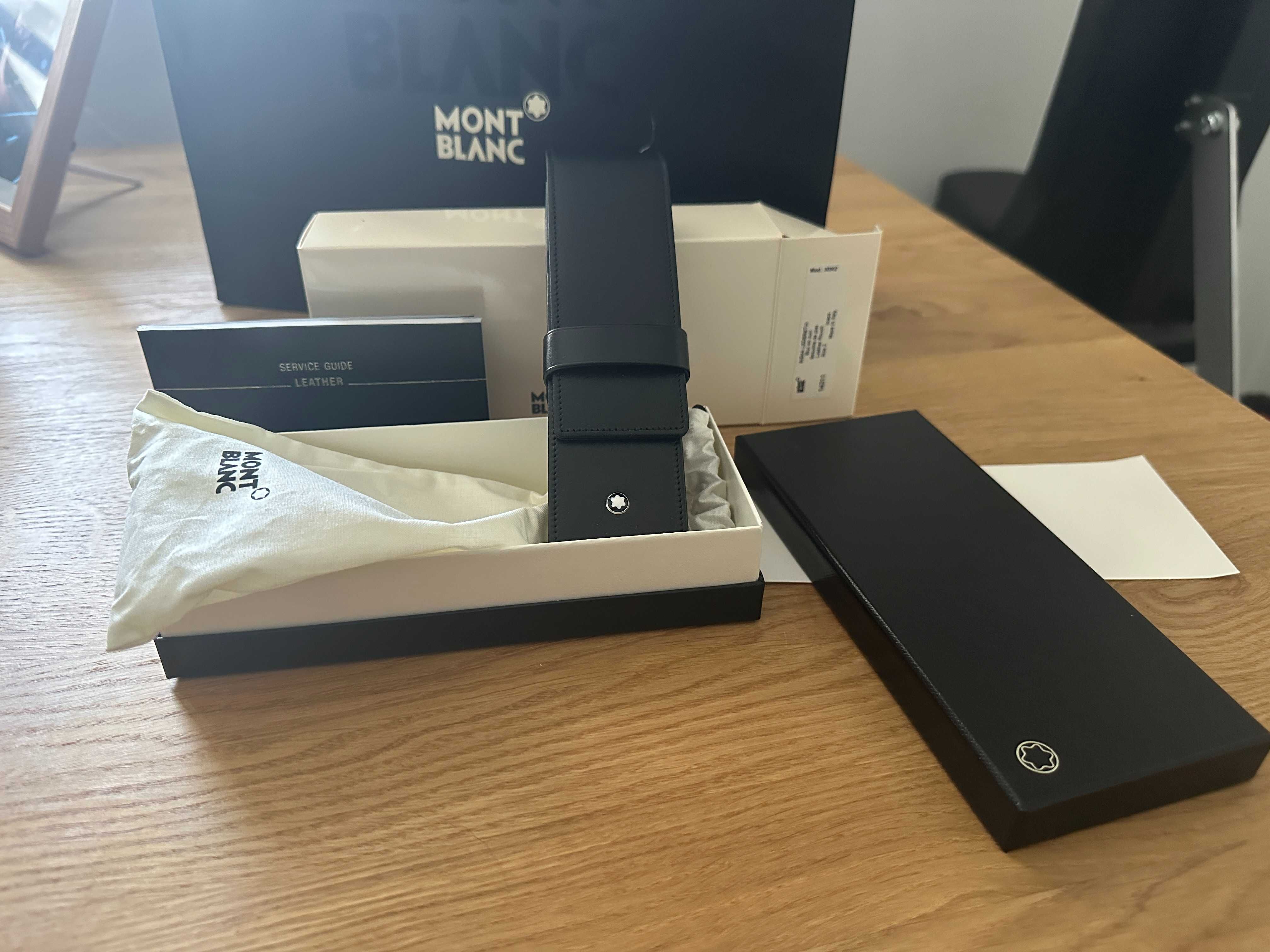 Nowe czarne etui na pióra Montblanc Siena Model 30302