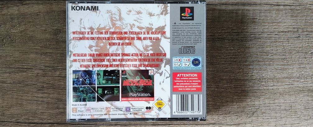 Metal Gear Solid plus Special Missions PSX