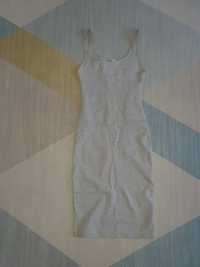 Vestido Zara Cinzento