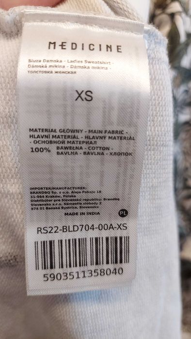 Bluza Medicine XS króliki NOWA z metką oversize