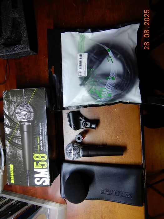 mikrofon Shure SM58 z włącznikiem