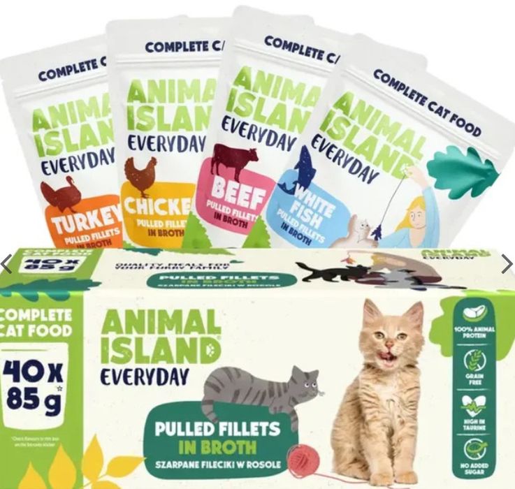 Animal Island saszetka dla kota 85g różne smaki czynne do 20:00 zooani