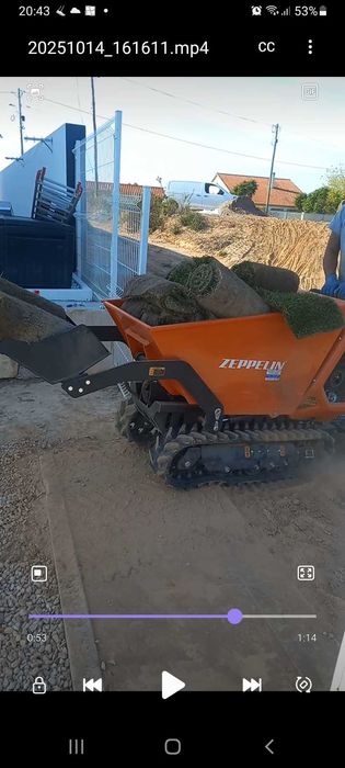 Mini dumper zepellin 800kg