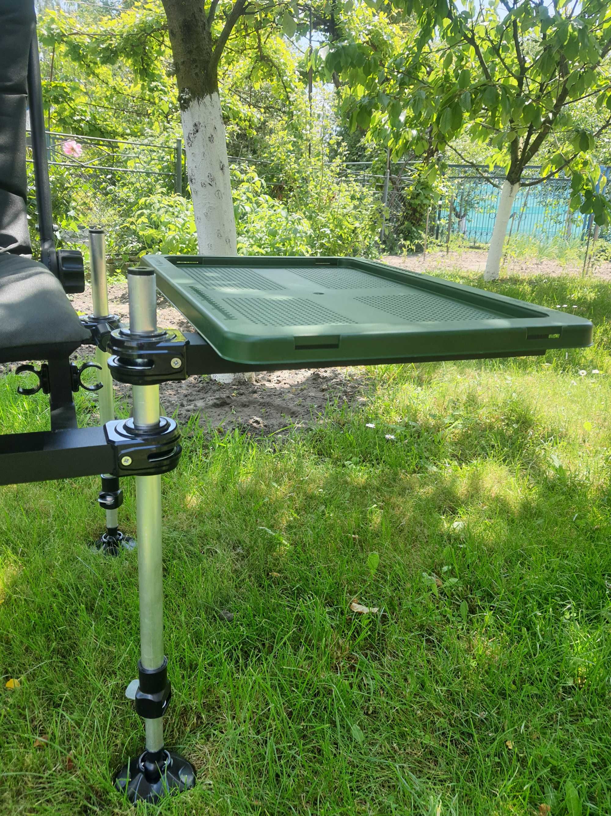Столик риболовний монтажний лоток St6 CUZO D25/D36 до фідерного крісла