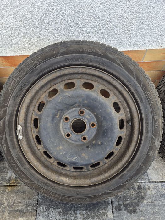Koła Felgi stalowe 5x112 16" Audi opony zimowe