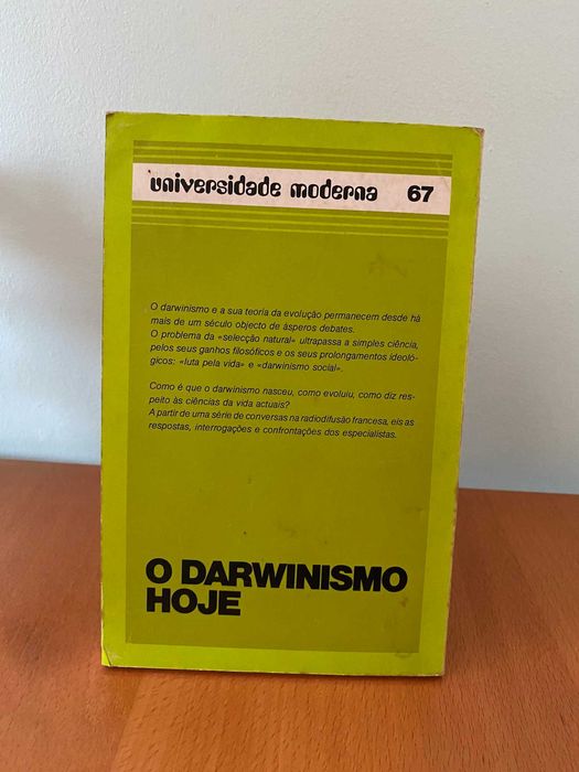 O Darwinismo Hoje - F. Chapeville, P.P. Grassé, F. Jacob e outros