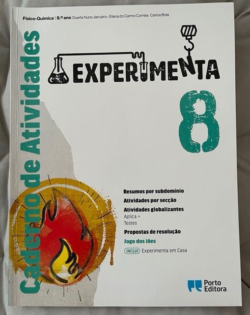 Caderno de atividades "Experimenta 8" - Físico-Química 8º ano