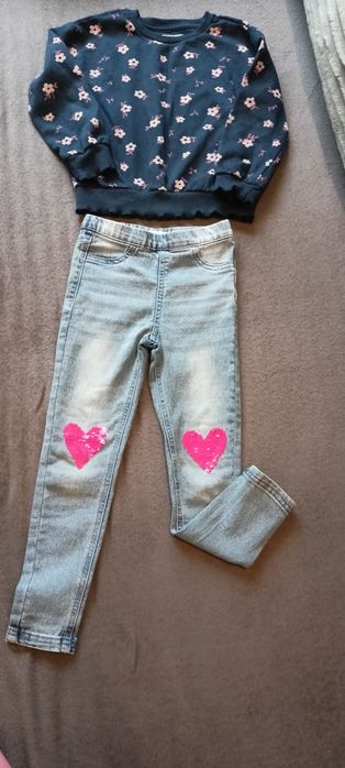 Sweter dziewczęcy rozmiar 116