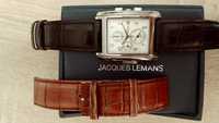 Ekskluzywny zegarek Jacques Lemans + drugi pasek gratis