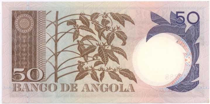 Banco de Angola Cinquenta Escudos Luis de Camões 1973