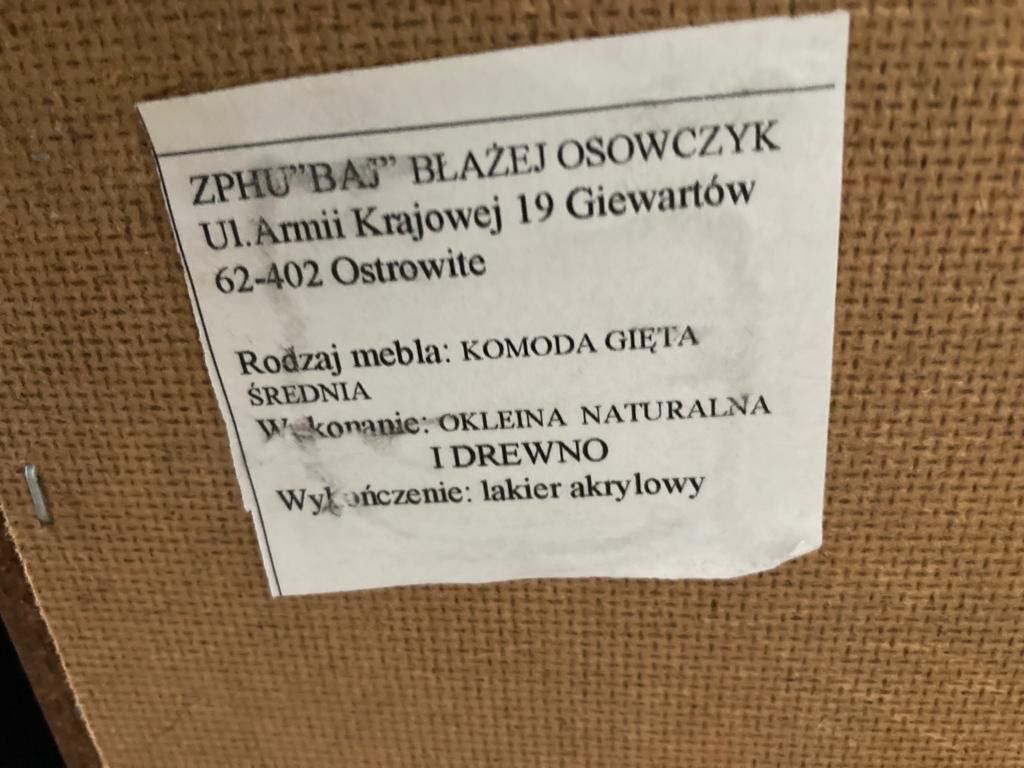Sprzedam komodę Inowrocław