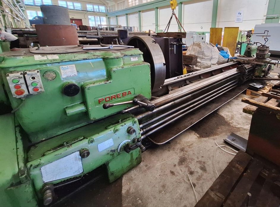 Tokarka do metalu CNC Weiler Poręba Tr 90 x 4000 Tos  Sn 40 Potisje