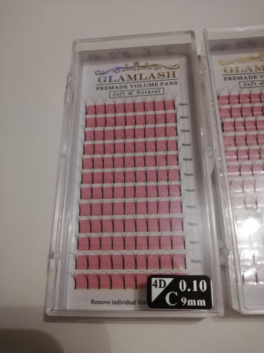 Glamlash rzęsy kępki 4D