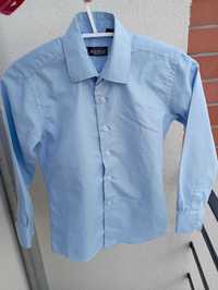 Koszula chłopięca niebieska rozmiar 128-134