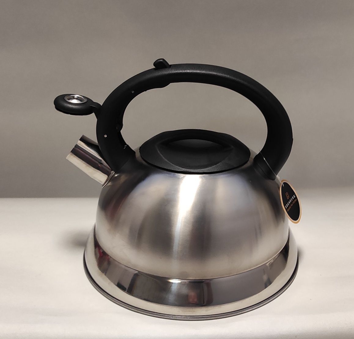 Чайник 3,0л Edenberg для плиты со свистком,нержавіючої сталі