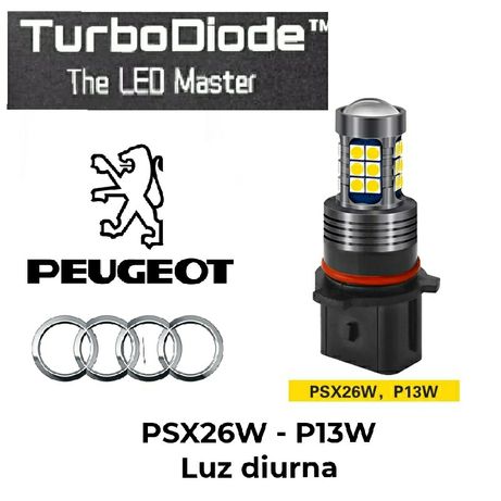 P13W PSX26W Led DRL luz diurna Audi A3, A4,, Peugeot 508, etc