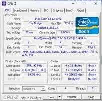 Процесор Intel Xeon e3-1245v2  3.4Ghz