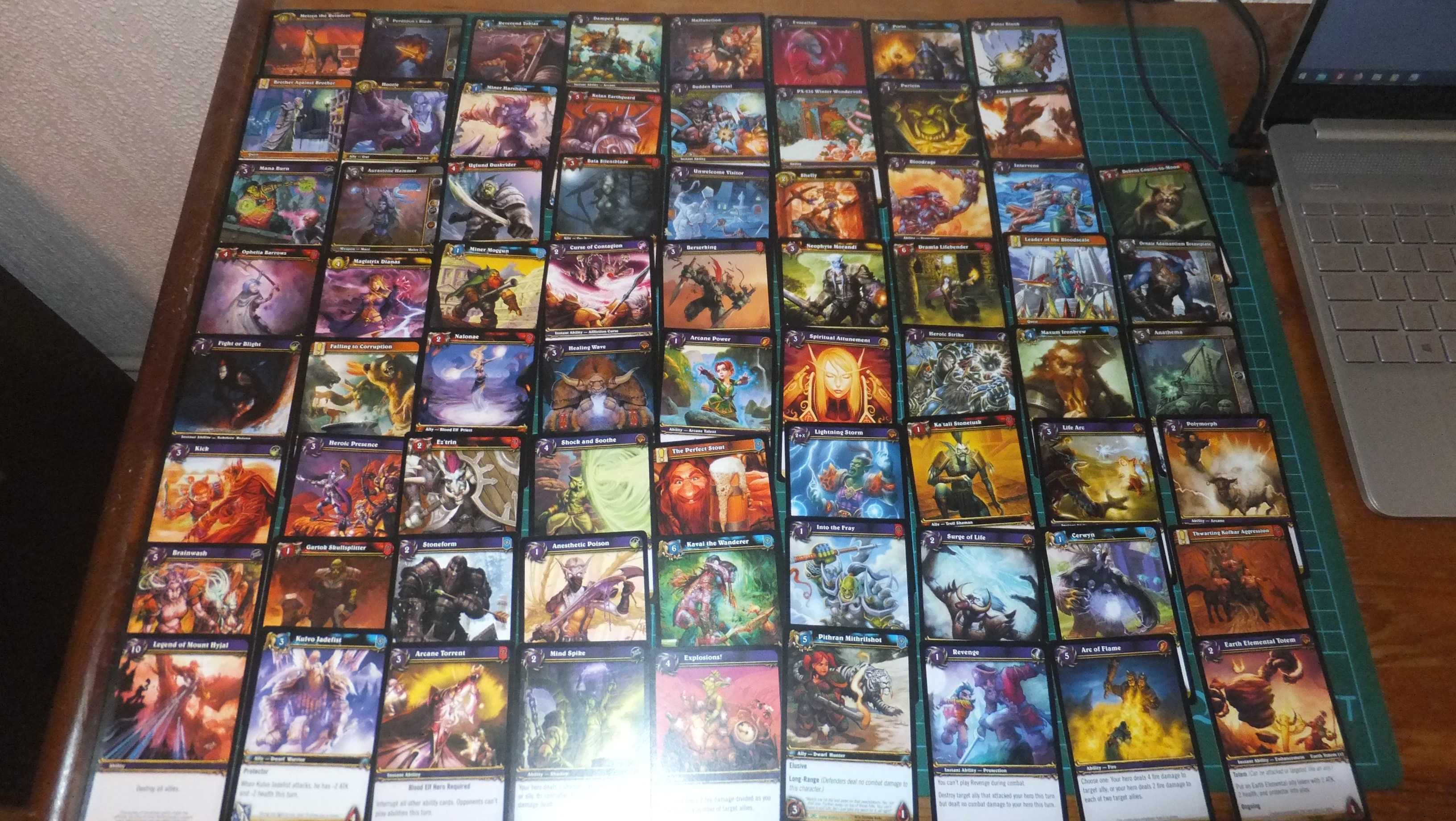 Cartas World of Warcraft WoW COLEÇÃO