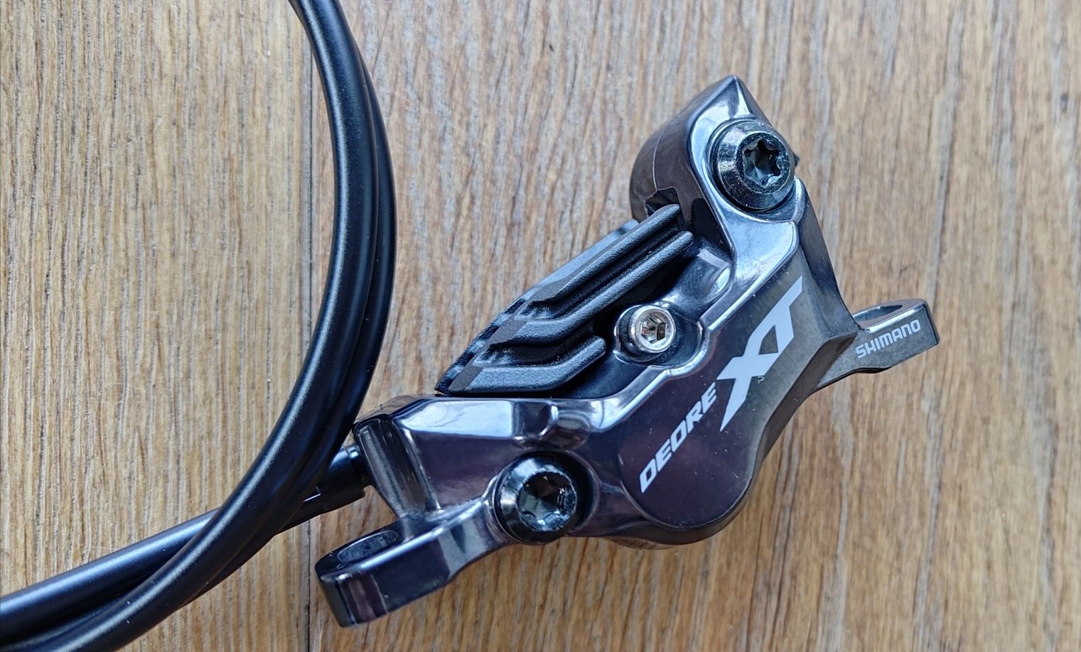 Hamulce 4-tłoki  Shimano XT BR-M8120 nowe P+T, klocki metaliczne