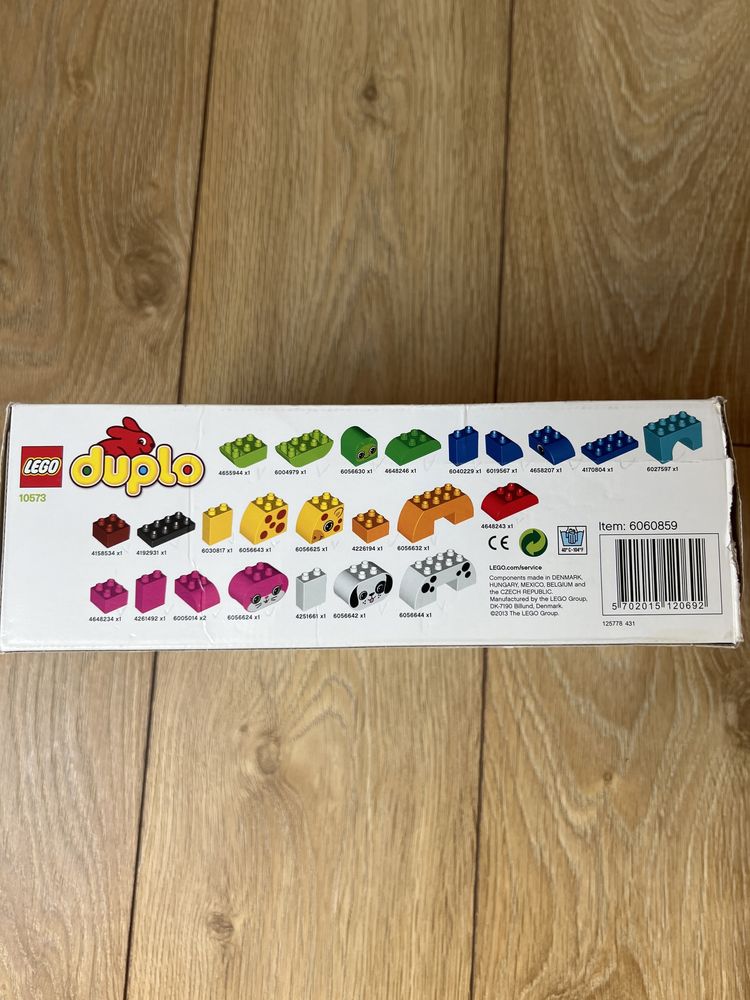 Lego duplo, zwierzeta,