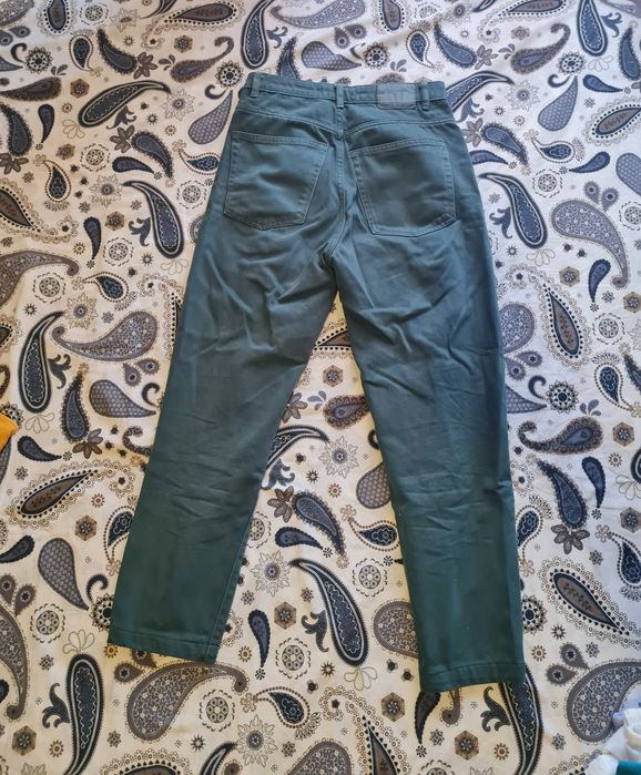 Calças de ganga verdes