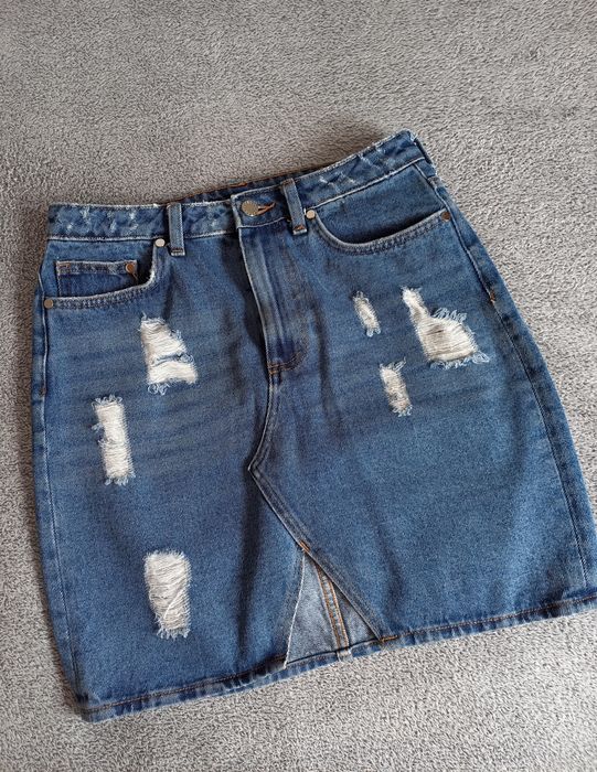 H&M Spódnica ołówkowa rozcięcie 38