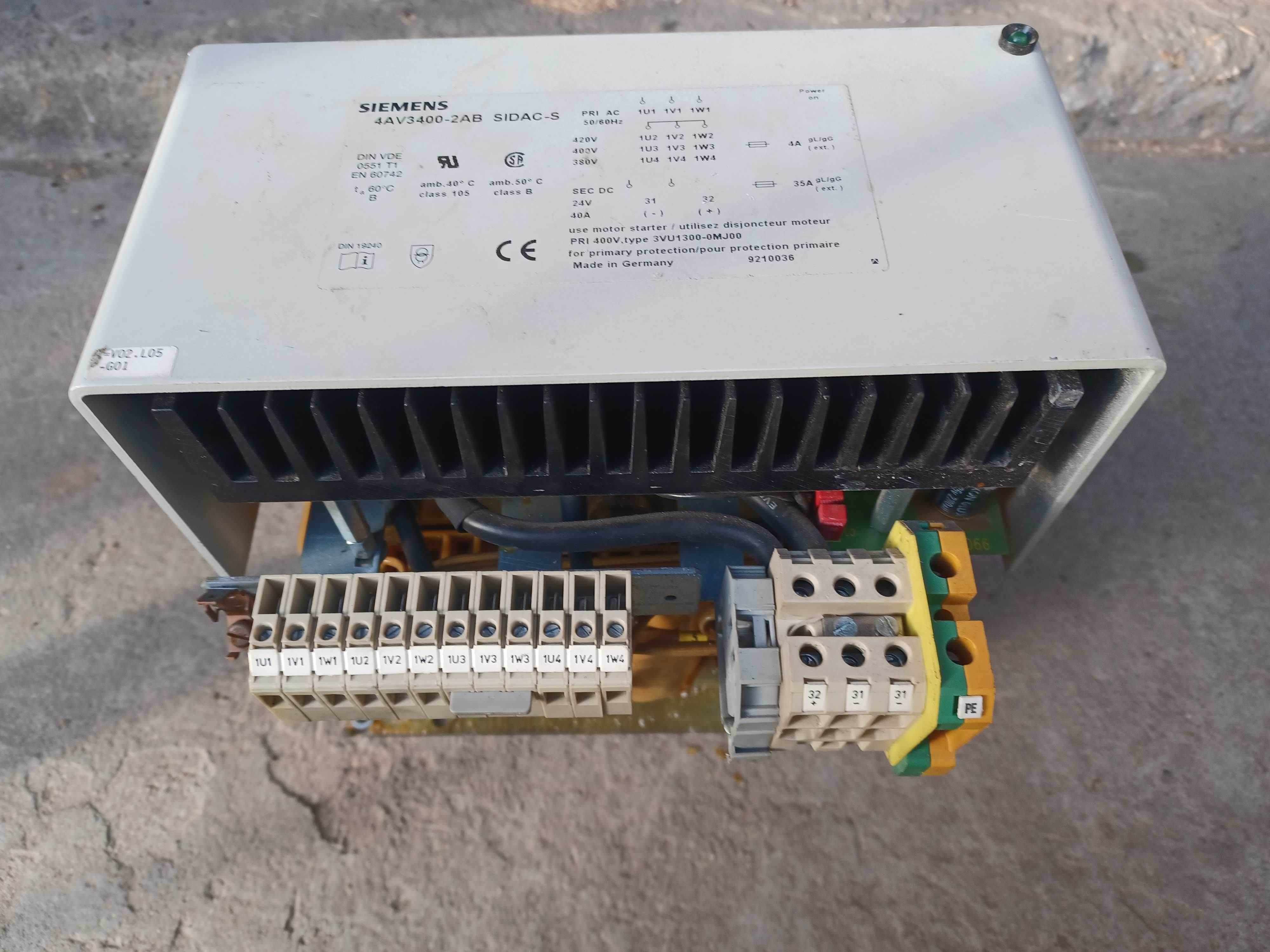 Zasilacz / Transformator Siemens 4AV3400-2AB 24V 40A