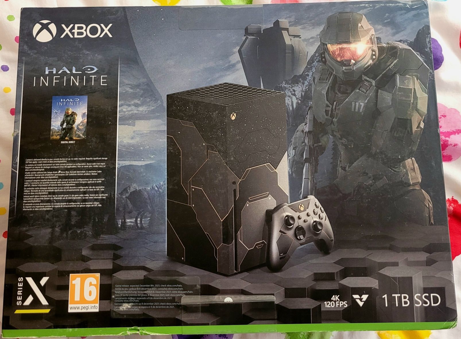 Konsola Xbox Series X Halo Infinite Limited 1TB plus pad i ładowarka