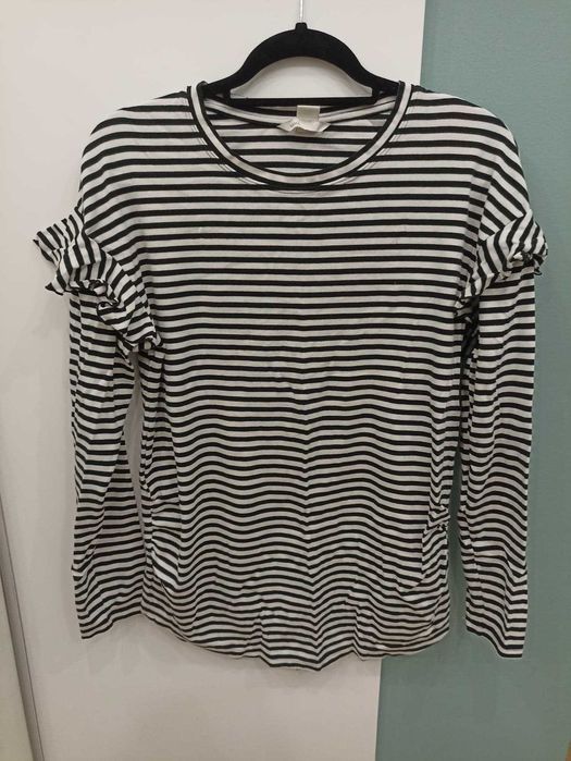 Bluzka ciążowa z dł. rękawem HM r. M (M/L)