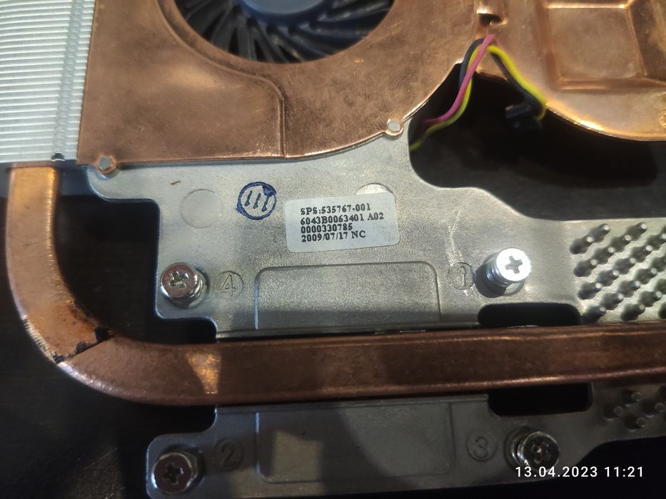 Система охлаждения Acer Aspire 5100