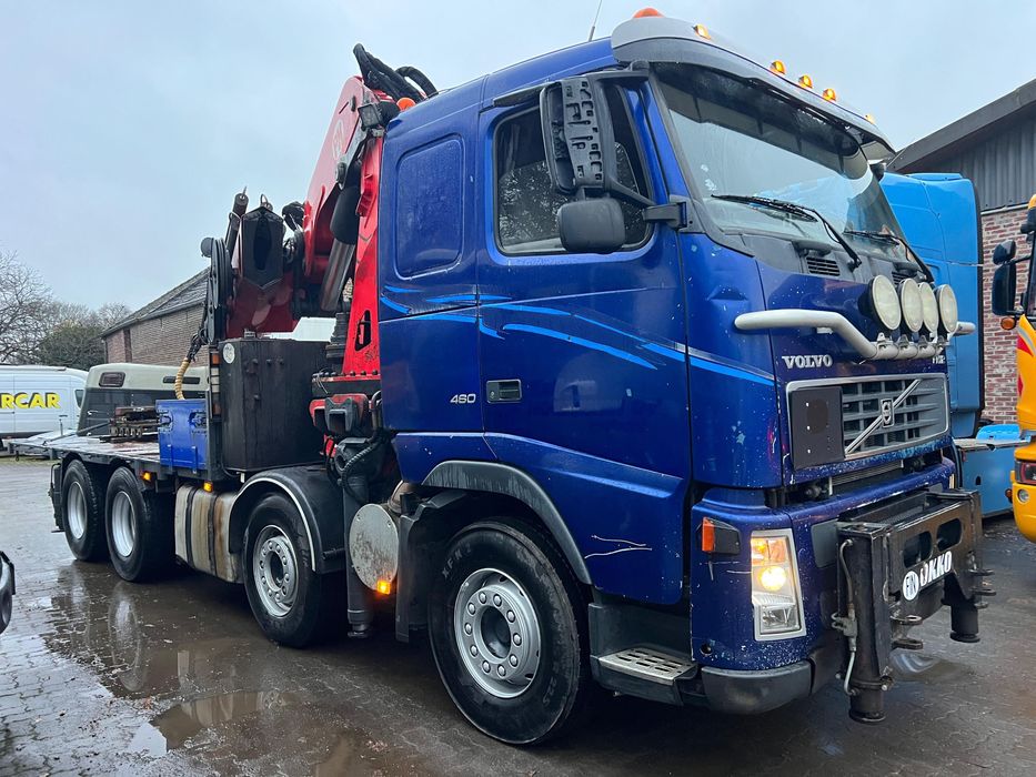 Volvo FH460 8x4 Grua PM85 Ton