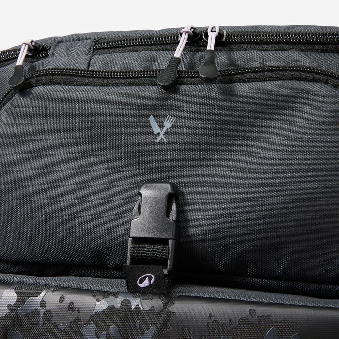 Saco de Musculação e Cross Training 50 L com Bolsa Isotérmica Preto