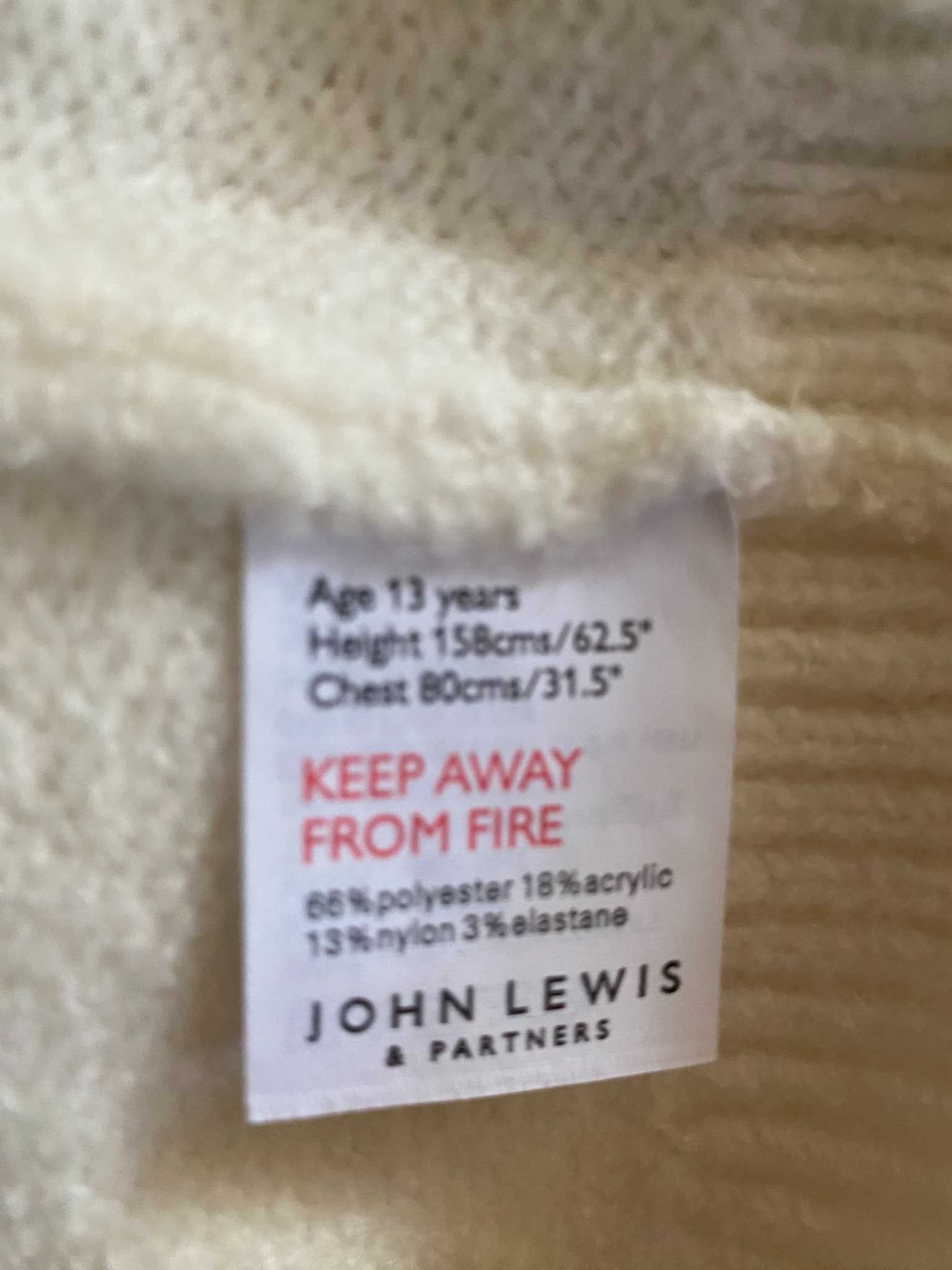 NOWY Sweter swiateczny / John Lewis / 13 lat
