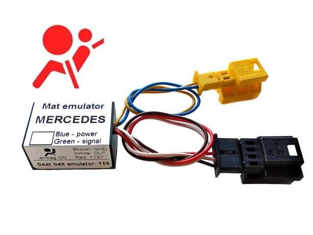 Emulador Esteira AirBag +Cinto Mercedes C W203 CLK W209 (NOVO)